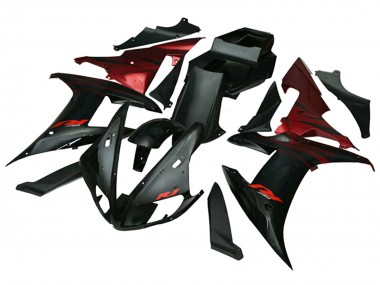 Online 2002-2003 Yamaha YZF 1000 R1 Motorcycle Fairings - Red Black Flame Canada