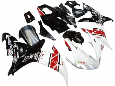 Online 2002-2003 Yamaha YZF 1000 R1 Motorcycle Fairings - White Red Black Castrol Canada