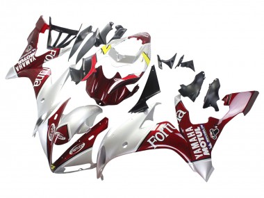 Online 2004-2006 Yamaha YZF 1000 R1 Motorcycle Fairings - Silver Red Fortuna Motul Canada