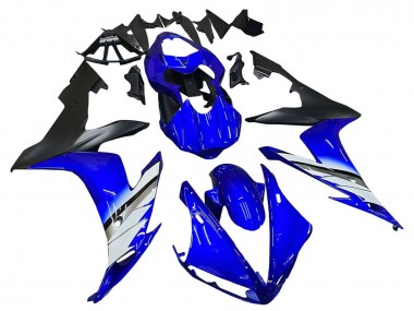 Online 2004-2006 Yamaha YZF 1000 R1 Motorcycle Fairings - Blue White Matte Black Canada