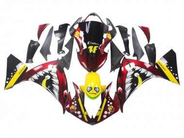 Online 2009-2011 Yamaha YZF 1000 R1 Motorcycle Fairings - Red Yellow Black Shark 46 Canada