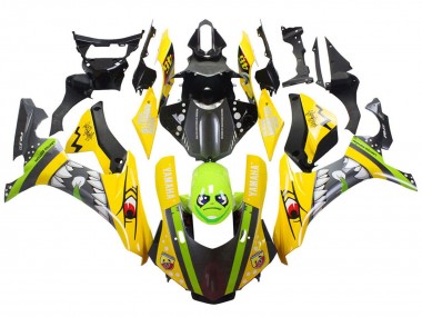 Online 2015-2019 Yamaha YZF 1000 R1 Motorcycle Fairings - Yellow Green Shark Canada