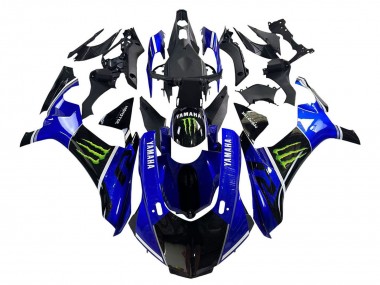 Online 2015-2019 Yamaha YZF 1000 R1 Motorcycle Fairings - Blue Glossy Black Green Monster Canada