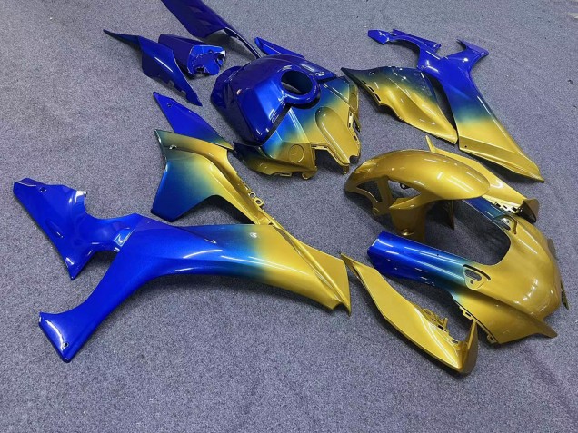 2020-2025 Yamaha YZF 1000 R1 Motorcycle Fairings - Blue Gold Canada