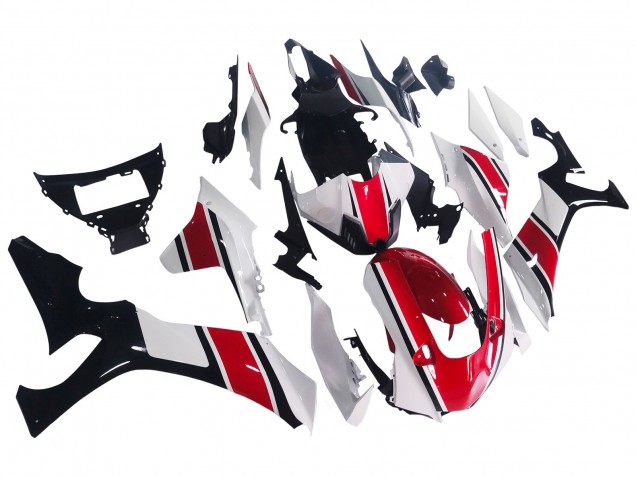 2020-2025 Yamaha YZF 1000 R1 Motorcycle Fairing - White Red Glossy Black Canada