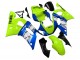 1998-2002 Yamaha YZF 600 R6 Motorcycle Fairings - Neon Green Blue White Champions Canada