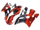 1998-2002 Yamaha YZF 600 R6 Motorcycle Fairings - Orange Matte Black Canada