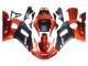 1998-2002 Yamaha YZF 600 R6 Motorcycle Fairings - Orange Matte Black Canada