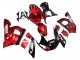 1998-2002 Yamaha YZF 600 R6 Motorcycle Fairings - Red White Glossy Black Canada