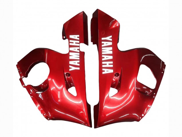 1998-2002 Yamaha YZF 600 R6 Motorcycle Fairings - Red White Glossy Black Canada