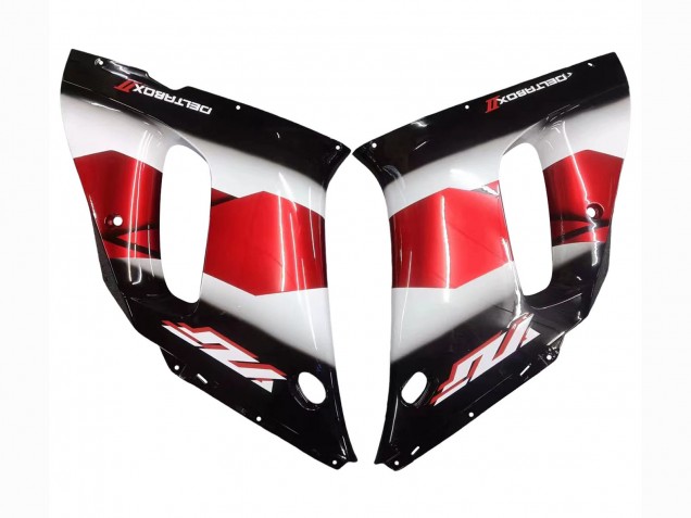 1998-2002 Yamaha YZF 600 R6 Motorcycle Fairings - Red White Glossy Black Canada