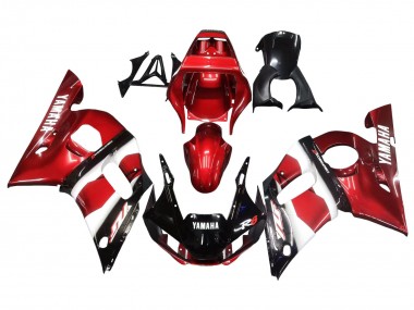 Online 1998-2002 Yamaha YZF 600 R6 Motorcycle Fairings - Red White Glossy Black Canada