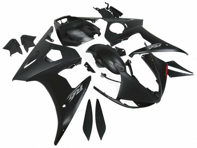 2006-2009 Yamaha YZF R6S Motorcycle Fairings - Matte Black Canada