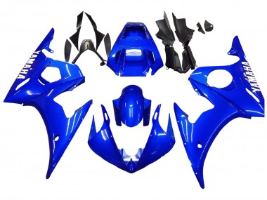 Online 2003-2004 Yamaha YZF R6 Motorcycle Fairing - Blue Canada