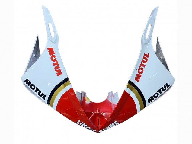 2006-2009 Yamaha YZF R6S Motorcycle Fairings - White Red Lucky Strike Motul Canada