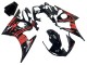 2006-2009 Yamaha YZF R6S Motorcycle Fairing - Glossy Black Red Canada