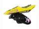 2006-2009 Yamaha YZF R6S Motorcycle Fairings - Yellow Pink Glossy Black Rossi Repsol 46 Canada