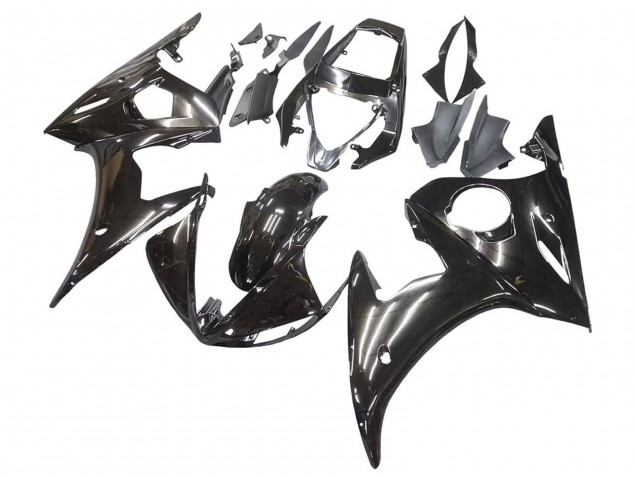 2006-2009 Yamaha YZF R6S Motorcycle Fairings - Glossy Black Canada