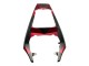 2005 Yamaha YZF 600 R6 Motorcycle Fairings - Matte Black Red Geometric Canada