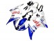 2005 Yamaha YZF 600 R6 Motorcycle Fairings - White Blue Dunlop Fiat Motul Canada