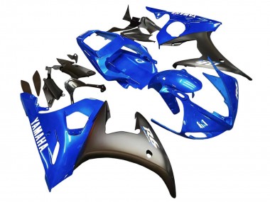 Online 2005 Yamaha YZF 600 R6 Motorcycle Fairings - Blue Matte Black Canada