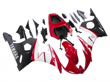 Online 2005 Yamaha YZF 600 R6 Motorcycle Fairings - Red White Matte Black Canada