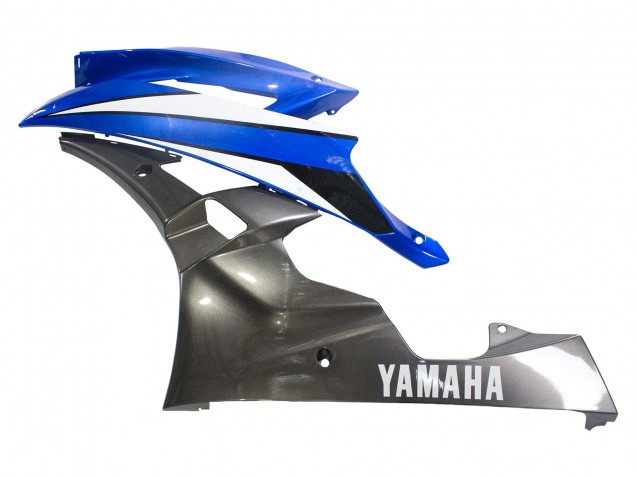 2006-2007 Yamaha YZF 600 R6 Motorcycle Fairings - Blue White Glossy Black Canada