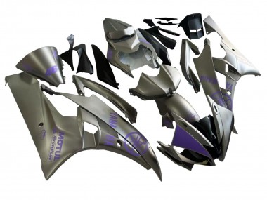 Online 2006-2007 Yamaha YZF 600 R6 Motorcycle Fairings - Grey Purple Motul Canada