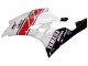 2006-2007 Yamaha YZF 600 R6 Motorcycle Fairings - White Red Black Motul Canada