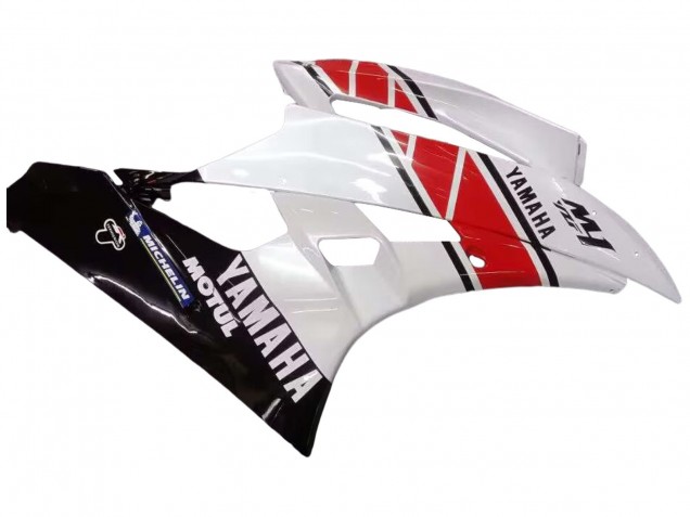 2006-2007 Yamaha YZF 600 R6 Motorcycle Fairings - White Red Black Motul Canada