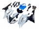 2008-2016 Yamaha YZF 600 R6 Motorcycle Fairing - White Blue Glossy Black Canada