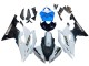 2008-2016 Yamaha YZF 600 R6 Motorcycle Fairing - White Blue Glossy Black Canada