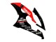 2008-2016 Yamaha YZF 600 R6 Motorcycle Fairings - Red Glossy Black DENSO Yamalube 21 Canada