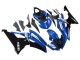 2008-2016 Yamaha YZF 600 R6 Motorcycle Fairings - White Blue Glossy Black Canada