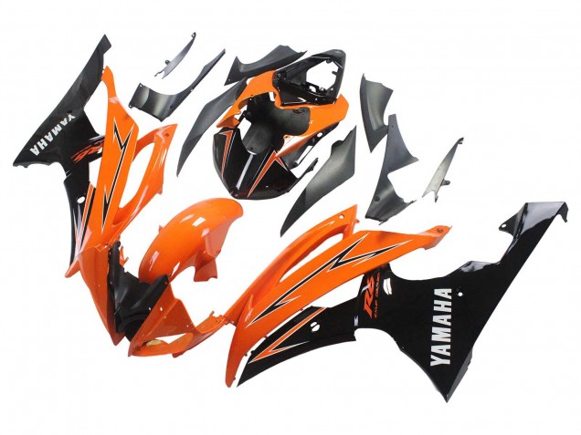 2008-2016 Yamaha YZF 600 R6 Motorcycle Fairings - Orange Black Canada