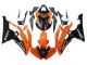 2008-2016 Yamaha YZF 600 R6 Motorcycle Fairings - Orange Black Canada