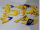 2008-2016 Yamaha YZF 600 R6 Motorcycle Fairings - Yellow Blue Camel Motul Michelin Canada
