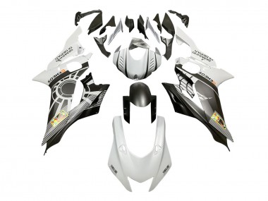 Online 2017-2023 Yamaha YZF 600 R6 Motorcycle Fairings - White Grey Matte Black ENEOS Semakin Didepan Canada