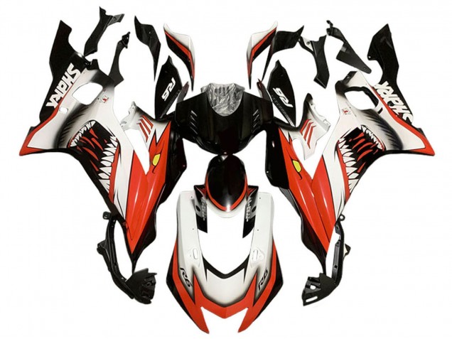 2017-2023 Yamaha YZF 600 R6 Motorcycle Fairings - White Red Black Shark Canada