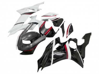 Online 2017-2023 Yamaha YZF 600 R6 Motorcycle Fairings - White Red Glossy Black Carbon Fiber Style Canada