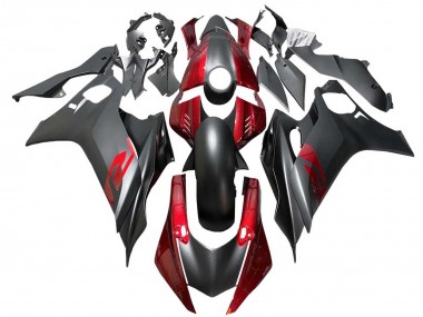 Online 2017-2023 Yamaha YZF 600 R6 Motorcycle Fairings - Red Matte Black Canada