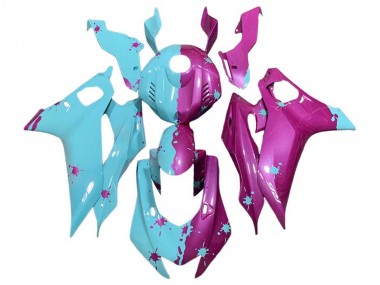 Online 2017-2023 Yamaha YZF 600 R6 Motorcycle Fairings - Blue Pink Canada