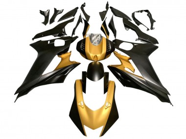 Online 2017-2023 Yamaha YZF 600 R6 Motorcycle Fairings - Gold Matte Black Canada