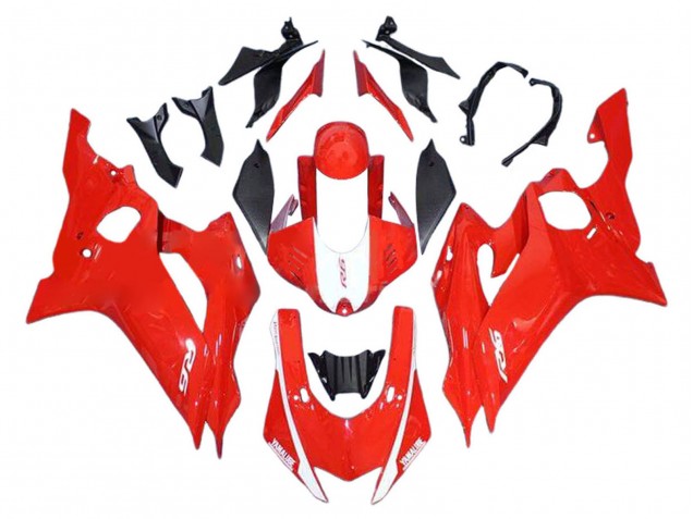 2017-2023 Yamaha YZF 600 R6 Motorcycle Fairings - Red White Canada