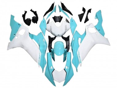 Online 2017-2023 Yamaha YZF 600 R6 Motorcycle Fairings - White Light Blue Canada