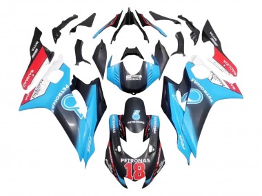 Online 2017-2023 Yamaha YZF 600 R6 Motorcycle Fairings - White Blue Red Black Petronas 18 Canada