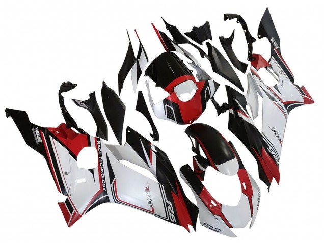 2017-2023 Yamaha YZF 600 R6 Motorcycle Fairings - White Red Black Semakin Didepan Canada