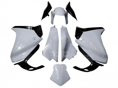 Online 2010-2014 Honda VFR 1200 Motorcycle Fairings - White Glossy Black Canada