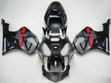 Online 2000-2006 Honda VTR1000 Motorcycle Fairings - Glossy Black Grey Canada