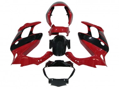 Online 1997-2005 Honda VTR1000F Motorcycle Fairings - Red Glossy Black Canada